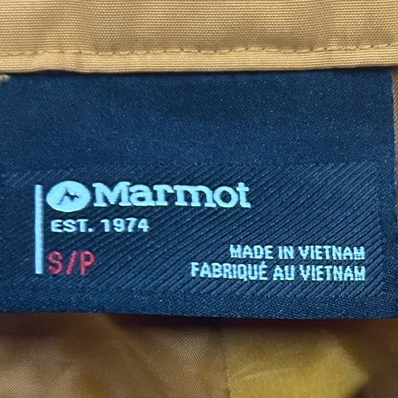 Marmot Small Mustard Colored Ski Pants - Picture 6 of 8